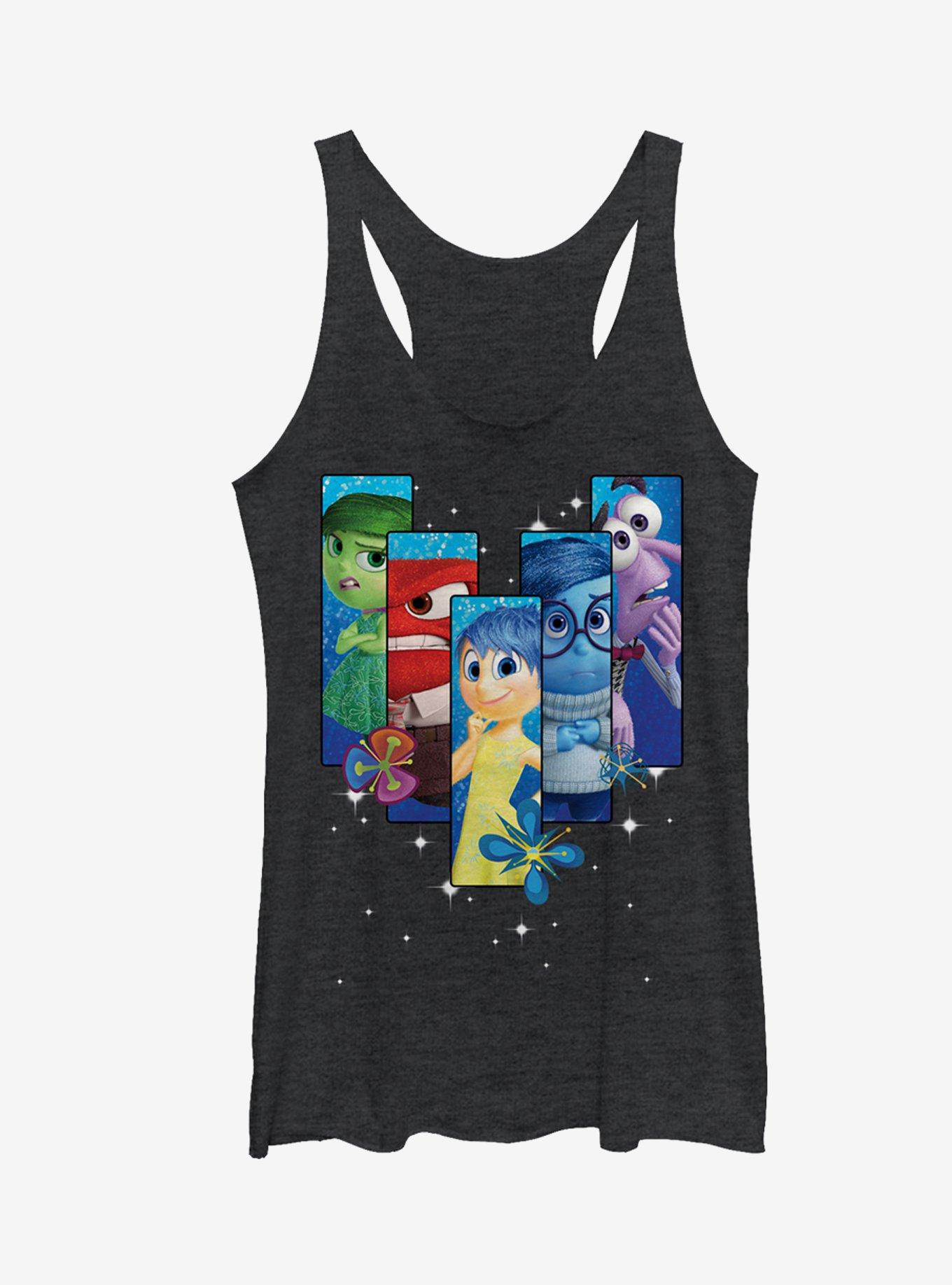 Disney Pixar Inside Out Riley's Emotions Boxes Girls Tank, BLK HTR, hi-res