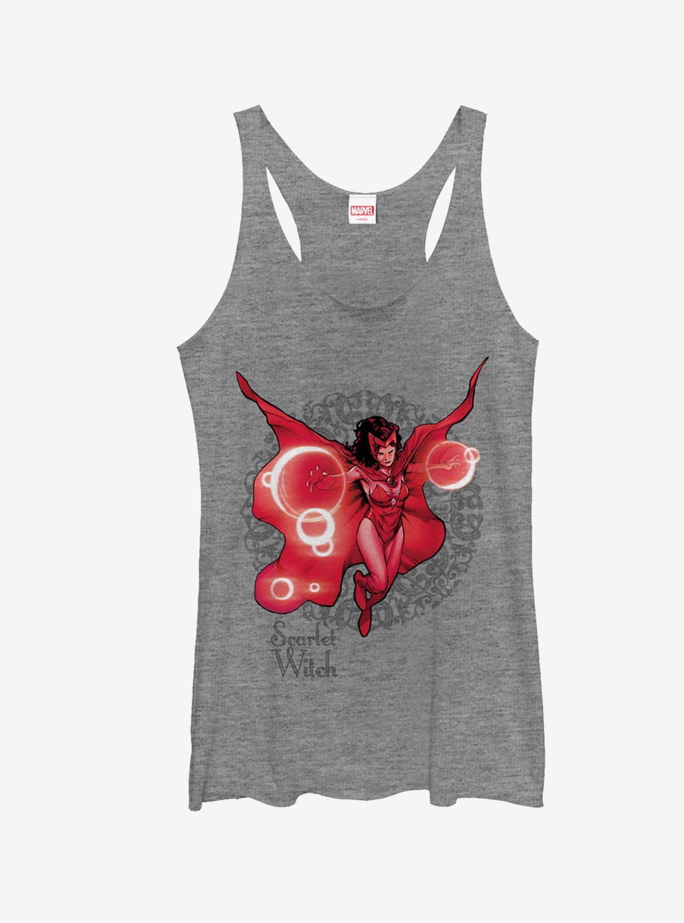 Marvel Scarlet Witch Hex Girls Tanks, GRAY HTR, hi-res