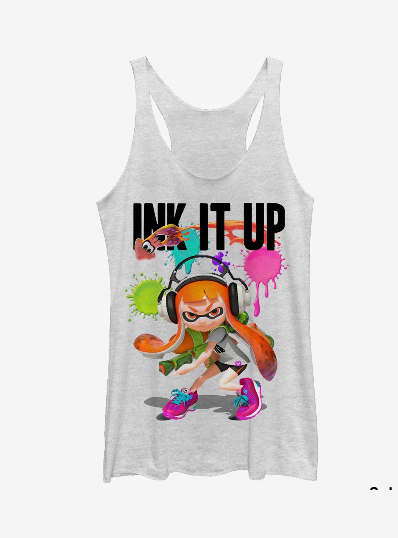 Nintendo Splatoon Ink It Up Girls Tanks