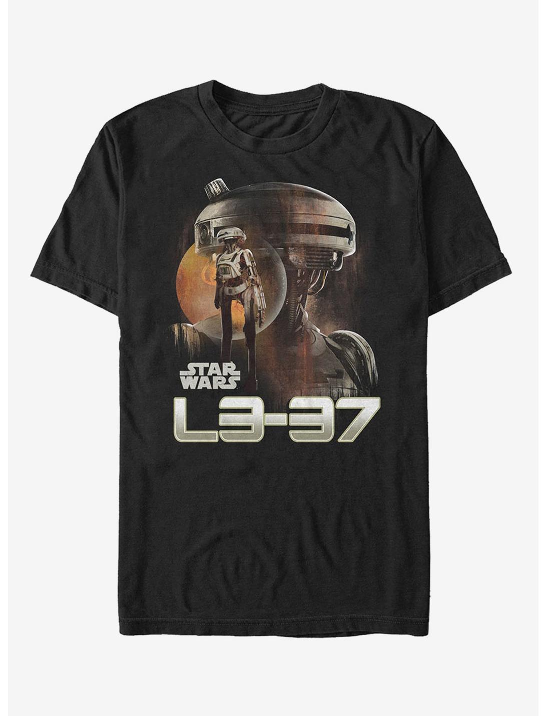 Star Wars Rusty L3-37 Droid T-Shirt, BLACK, hi-res