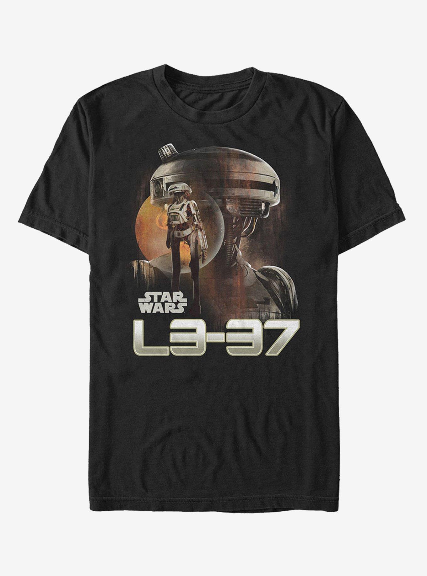 Star Wars Rusty L3-37 Droid T-Shirt, BLACK, hi-res