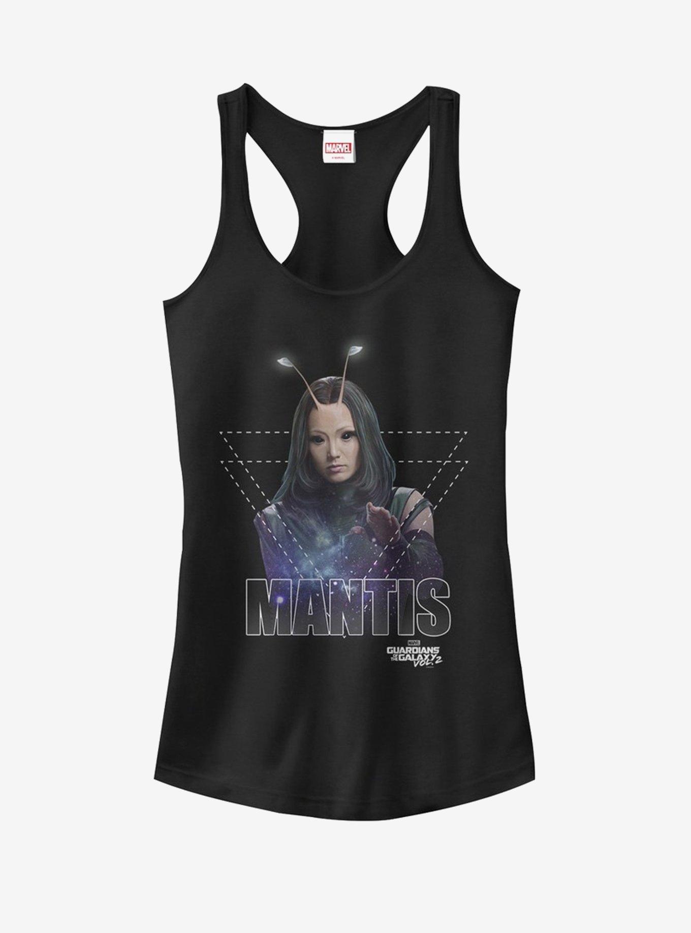 Marvel Guardians of Galaxy Vol. 2 Mantis Triangle Girls Tanks, BLACK, hi-res