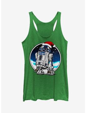 Star Wars Christmas R2-D2 Santa Hat Girls Tanks, , hi-res