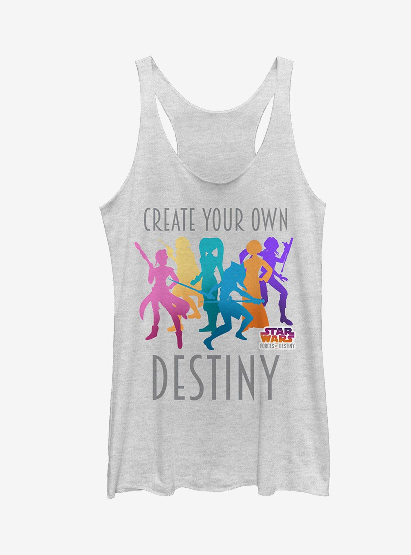 Star Wars Create Destiny Girls Tanks, WHITE HTR, hi-res