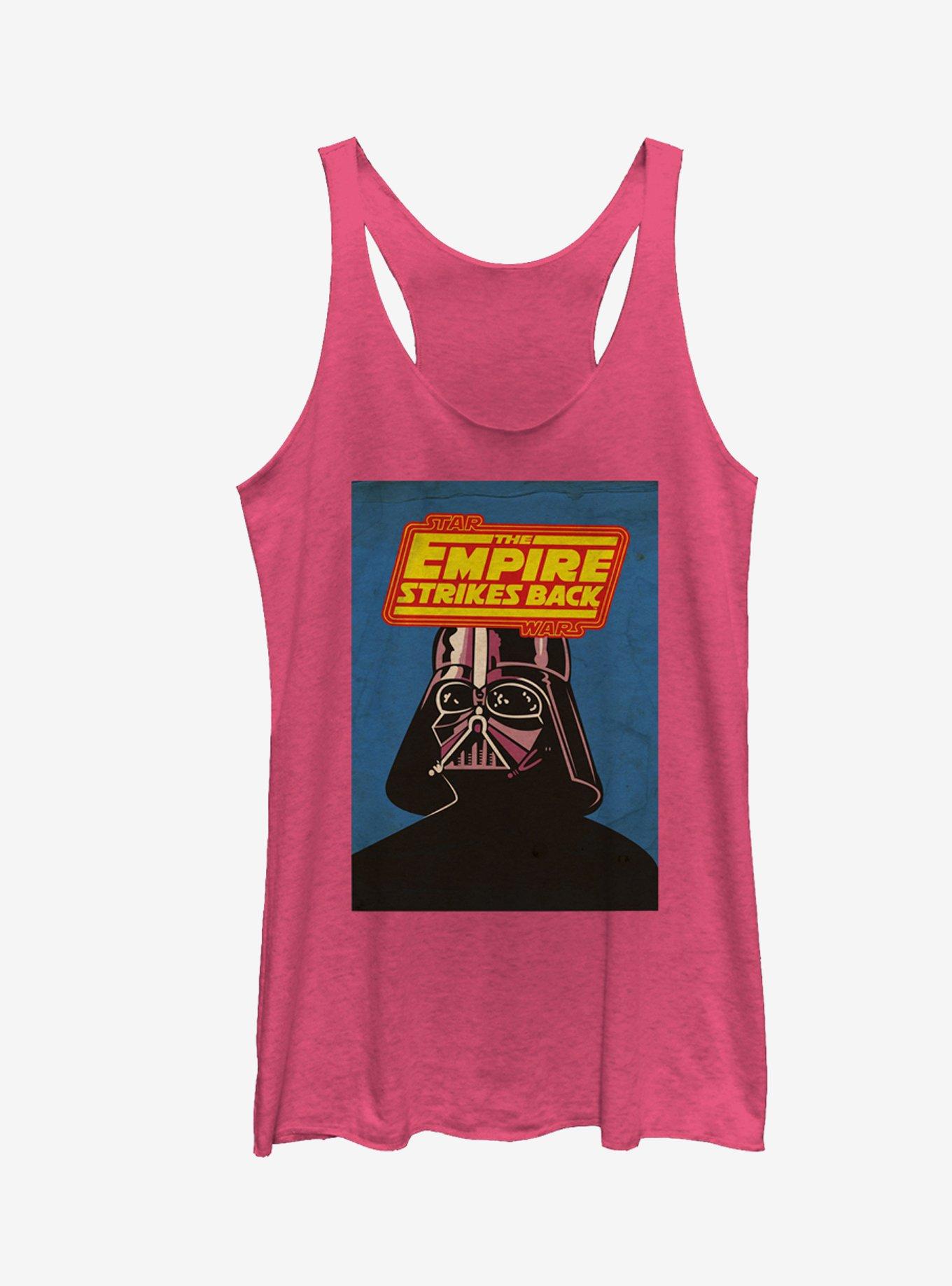 Star Wars Empire Strikes Back Darth Vader Girls Tanks, PINK HTR, hi-res