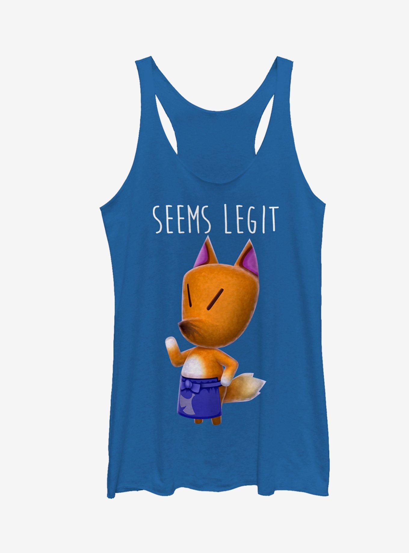 Nintendo Animal Crossing Redd the Fox Seems Legit Girls Tanks, ROY HTR, hi-res