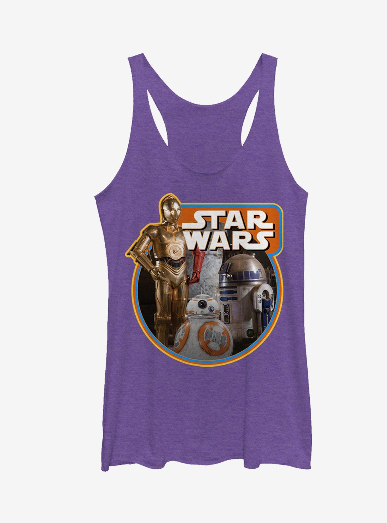 Star Wars Retro Episode VII Droids Girls Tanks, PUR HTR, hi-res