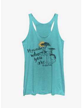 Lion King Simba Never Forget Who You Are Girls Tanks, , hi-res