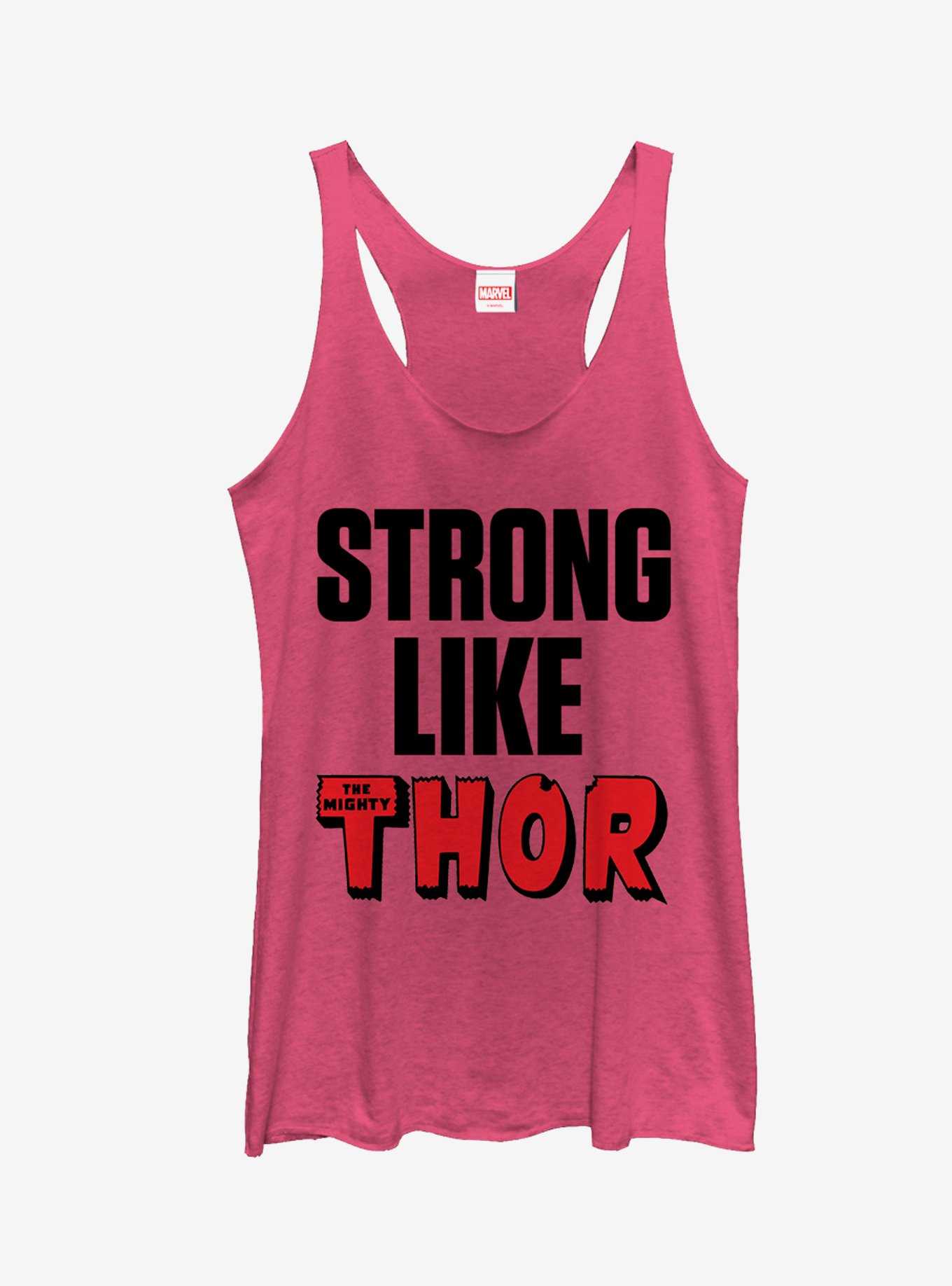 Marvel Strong Like Thor Girls Tanks, , hi-res