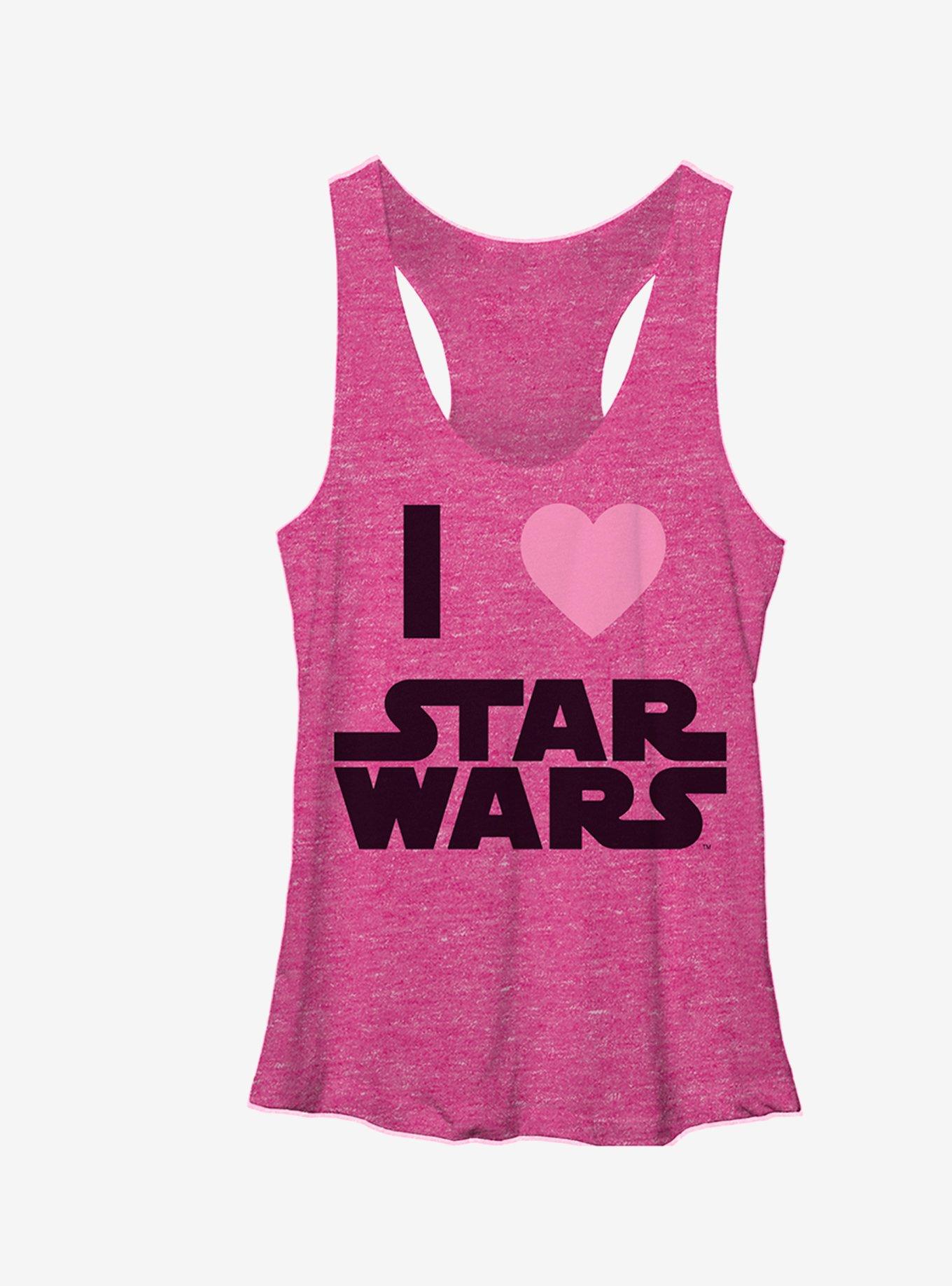 Star Wars True Love Girls Tanks, PINK HTR, hi-res