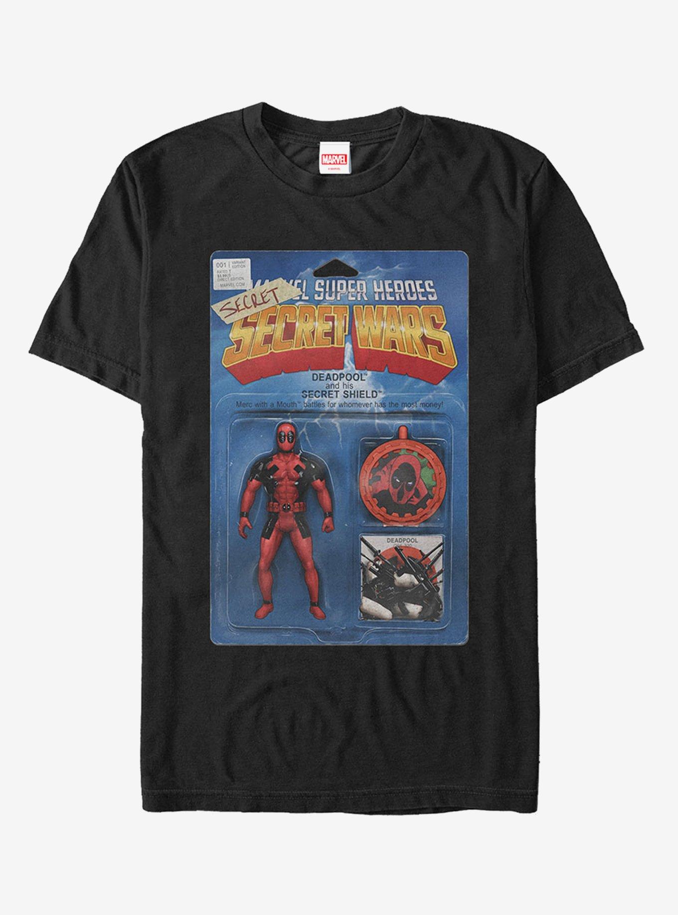 Marvel Deadpool Secret Action Figure T-Shirt