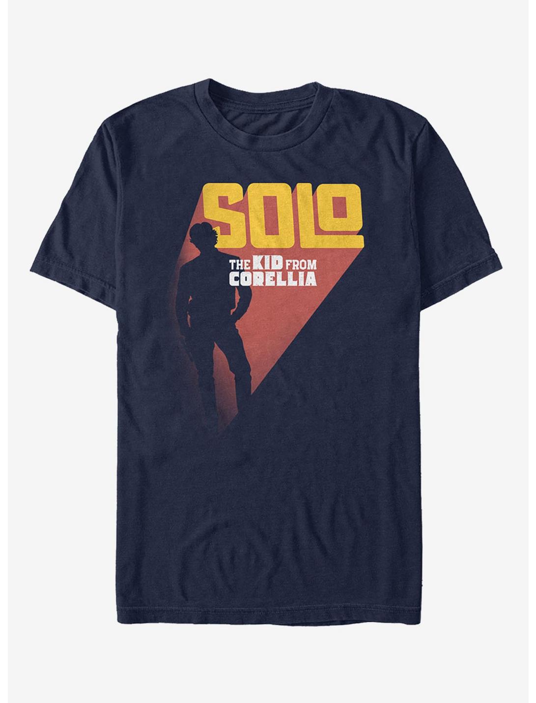 Star Wars Kid from Corellia Silhouette T-Shirt, NAVY, hi-res