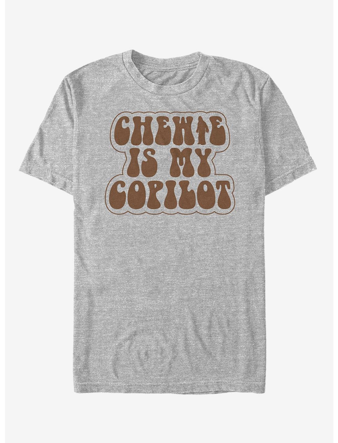Star Wars Retro Chewie Copilot T-Shirt, ATH HTR, hi-res