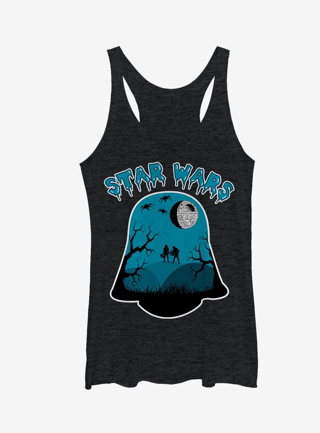 Star Wars Darth Vader Helmet Halloween Girls Tanks, , hi-res