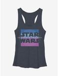Star Wars Episode VII Constellation Logo Girls Tanks, NAVY HTR, hi-res