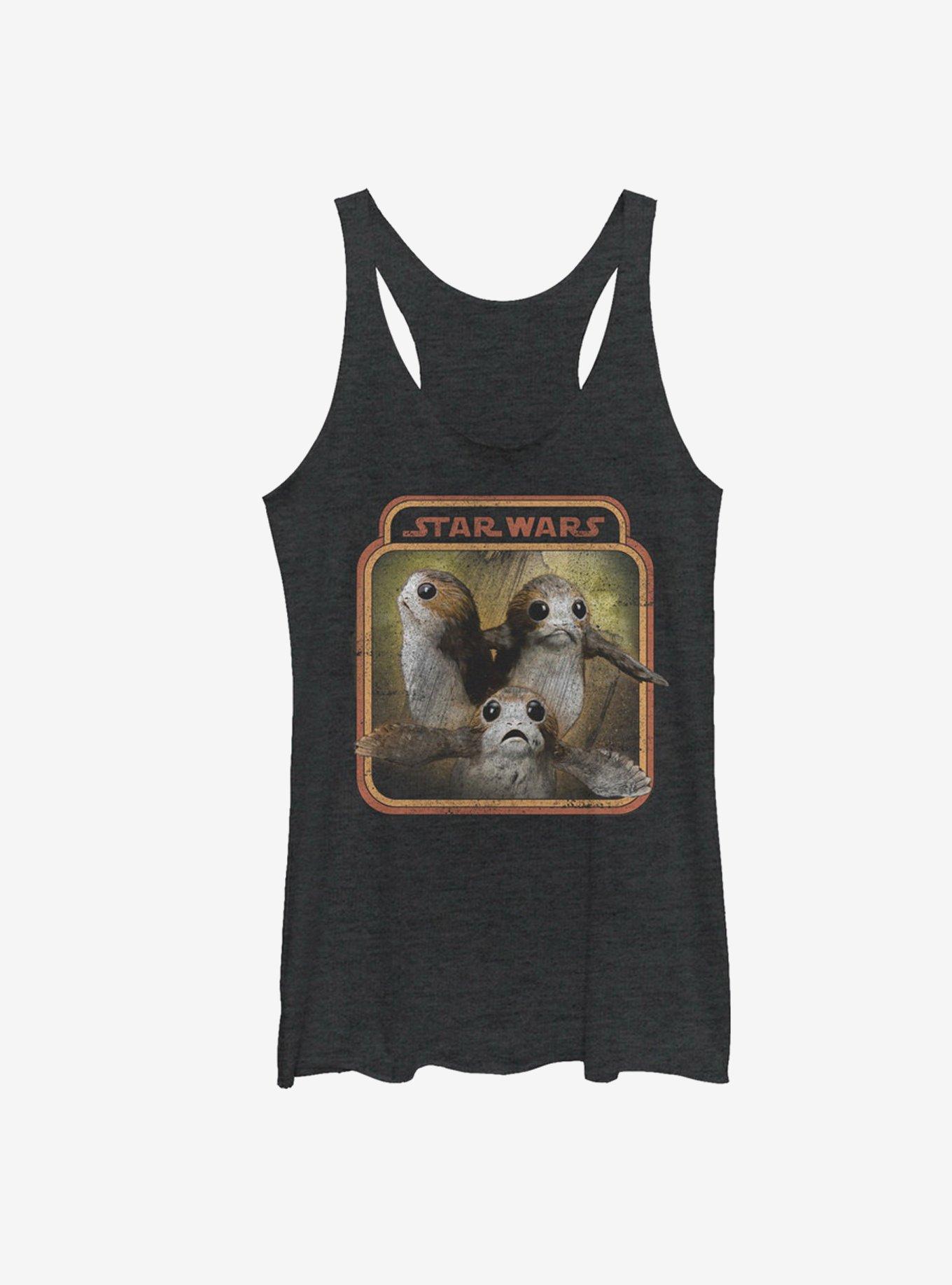 Star Wars Porgs Frame Girls Tanks, , hi-res