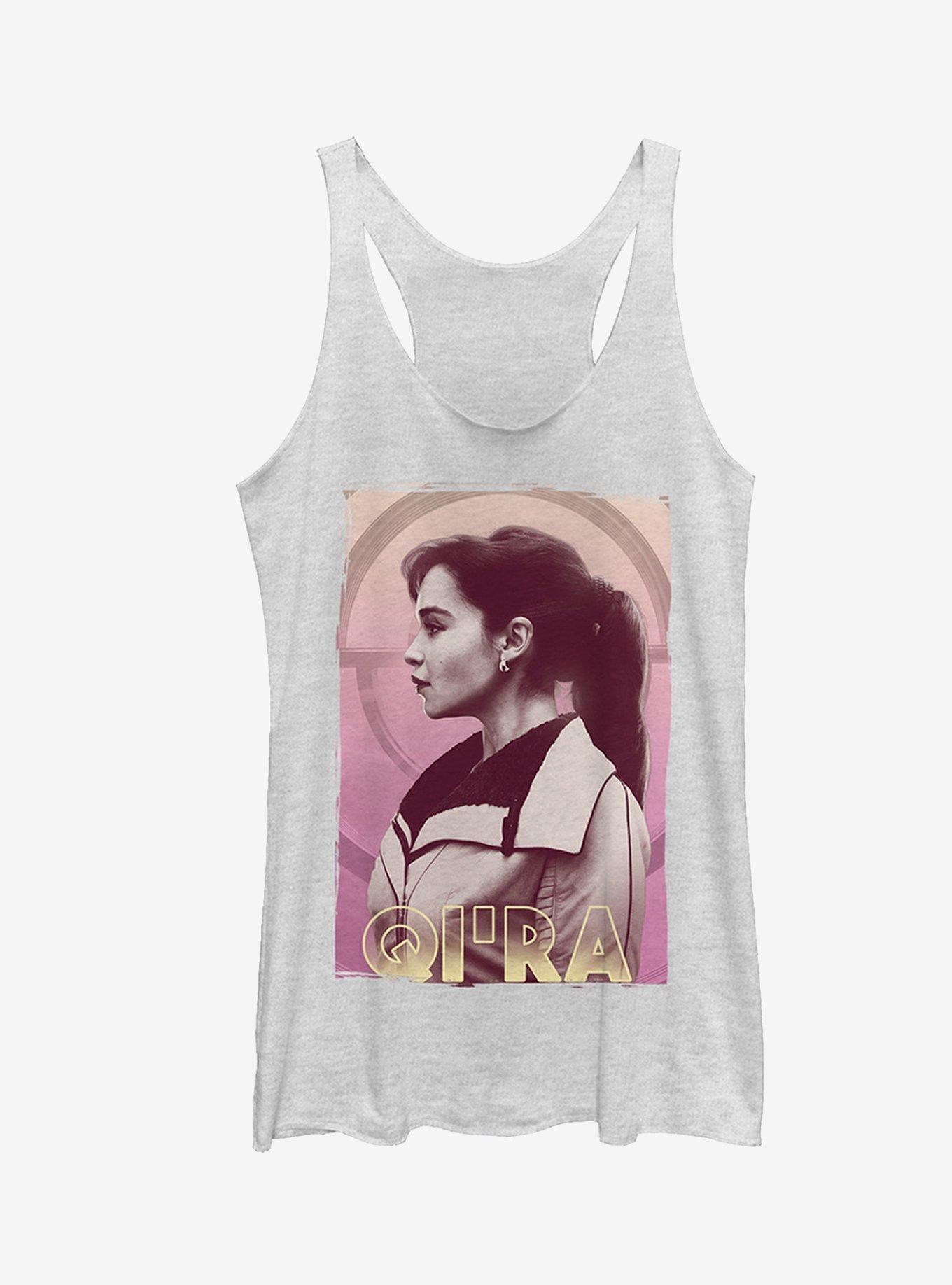 Star Wars Qi'ra Profile Girls Tanks, WHITE HTR, hi-res