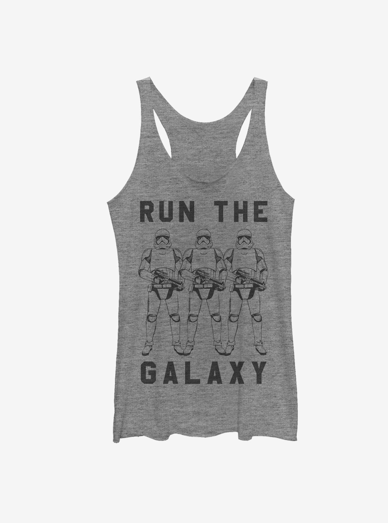 Star Wars Run the Galaxy Girls Tanks, GRAY HTR, hi-res