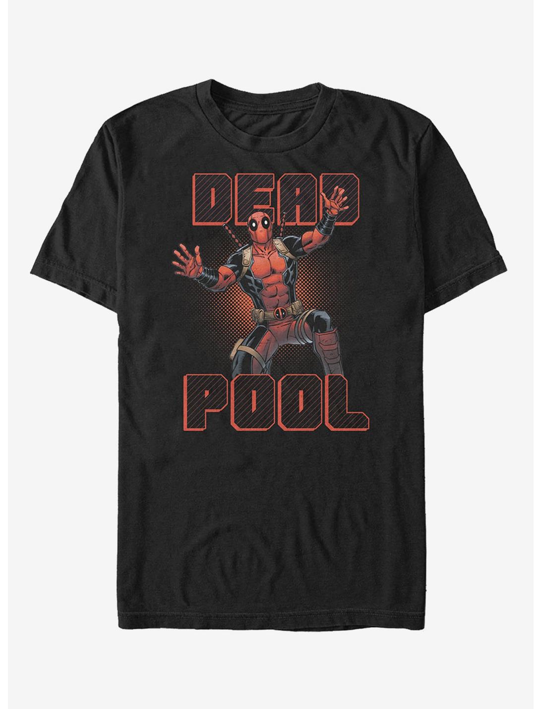 Marvel Deadpool Falling T-Shirt, BLACK, hi-res