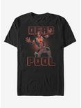 Marvel Deadpool Falling T-Shirt, BLACK, hi-res