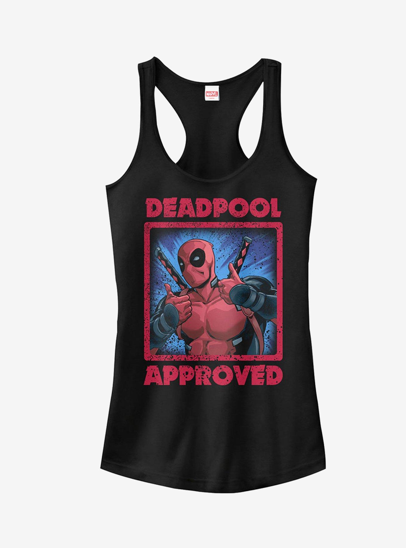 Marvel Deadpool Approved Girls Tank, BLACK, hi-res