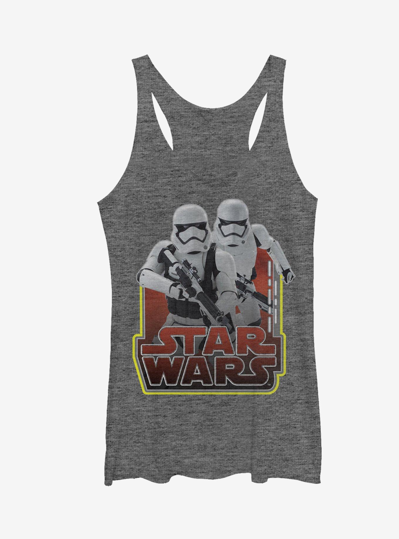 Star Wars Episode VII First Order Stormtroopers Girls Tanks, GRAY HTR, hi-res