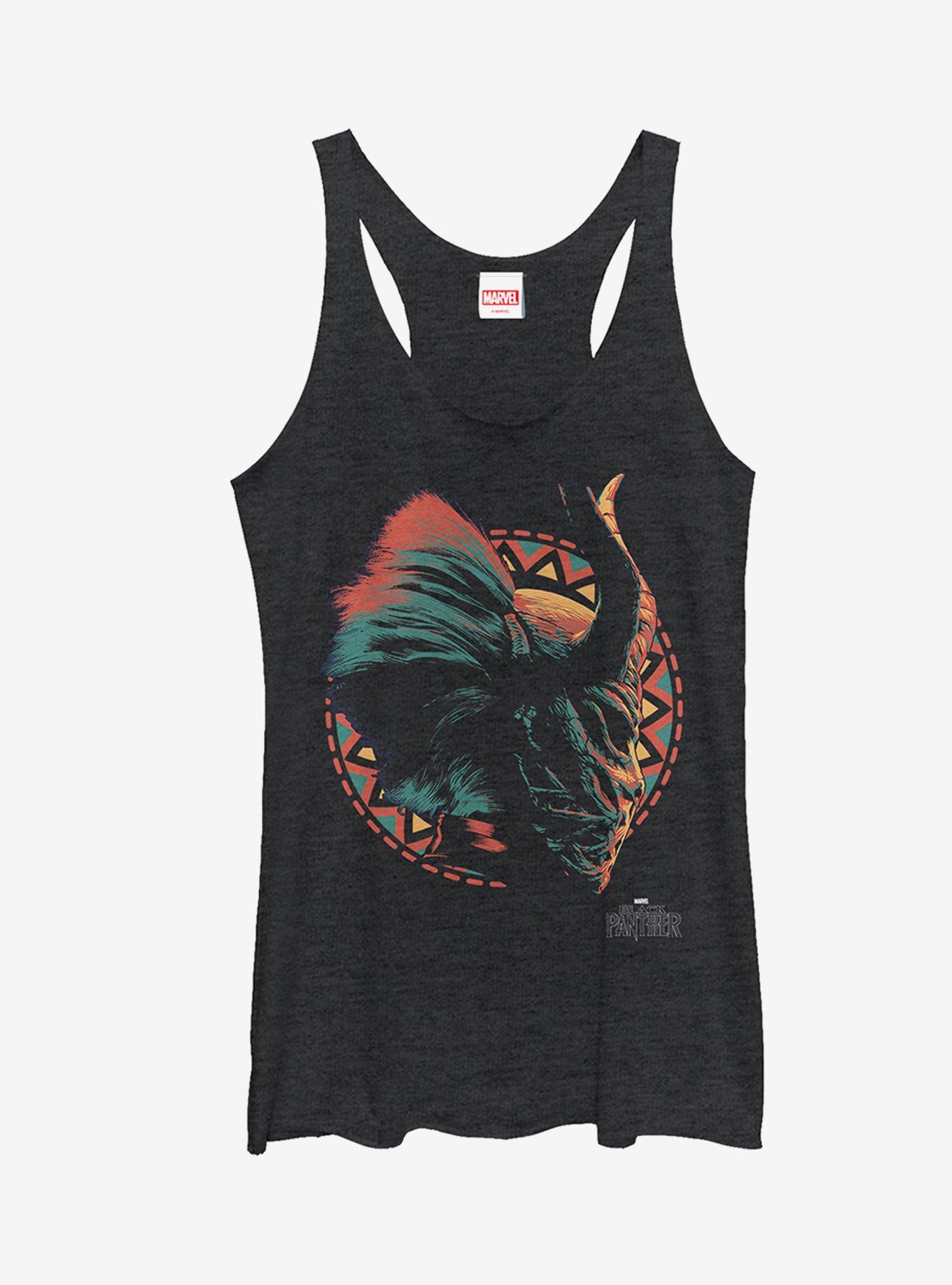 Marvel Black Panther 2018 Killmonger's Mask Girls Tanks, , hi-res