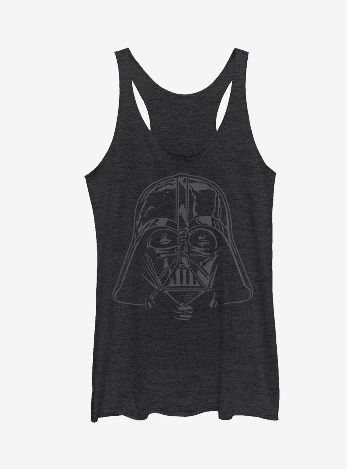 Star Wars Darth Vader Helmet Girls Tanks