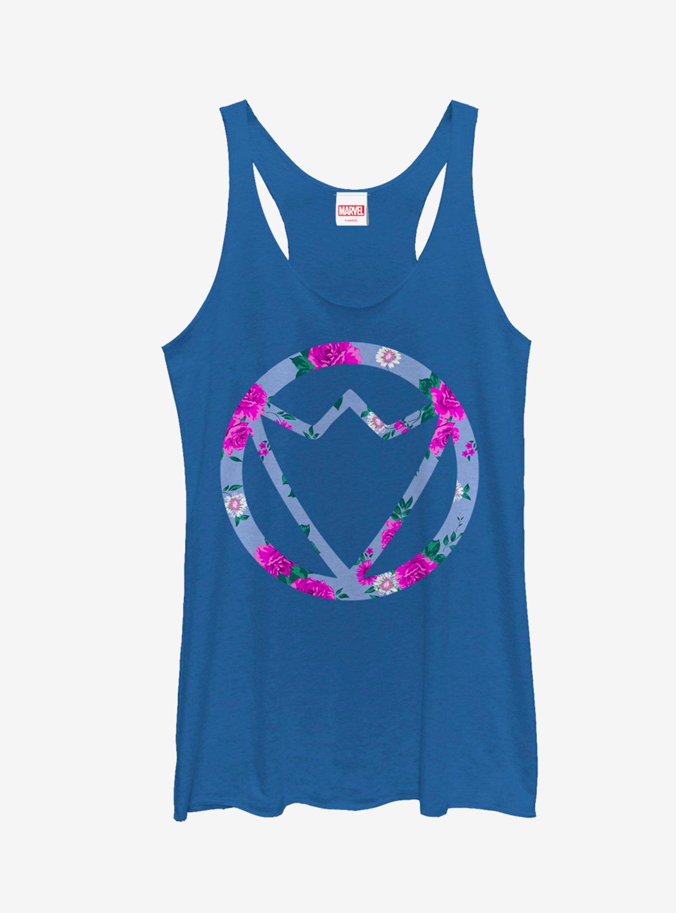 Marvel Falcon Floral Print Girls Tanks, , hi-res