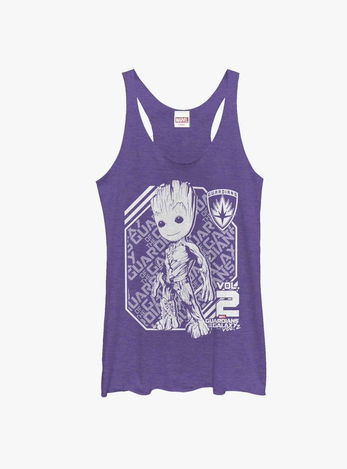Guardians Of The Galaxy Guardians of Galaxy Vol. 2 Groot Athletic Girls Tanks, , hi-res