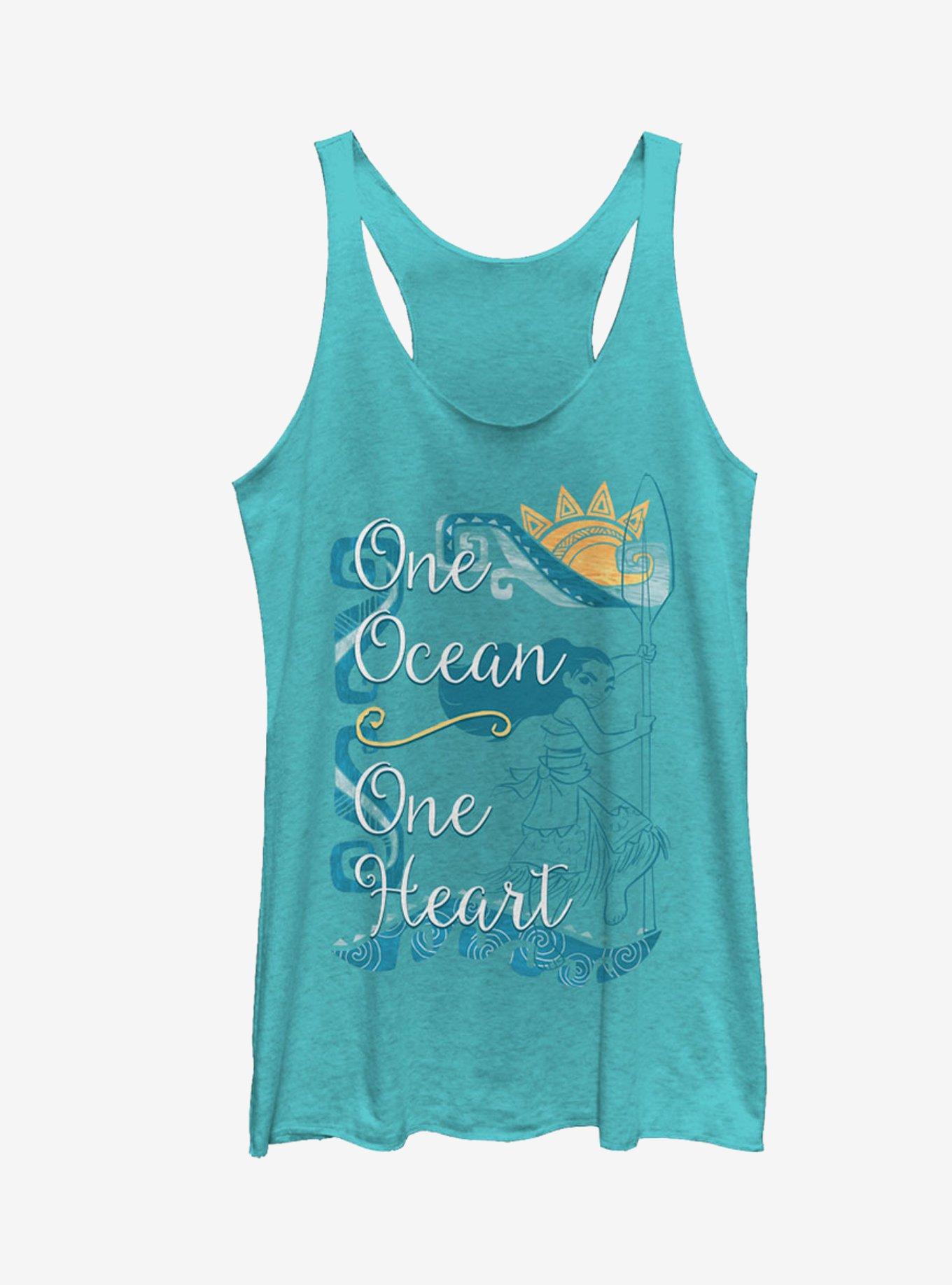 Moana One Heart Girls Tanks, TAHI BLUE, hi-res