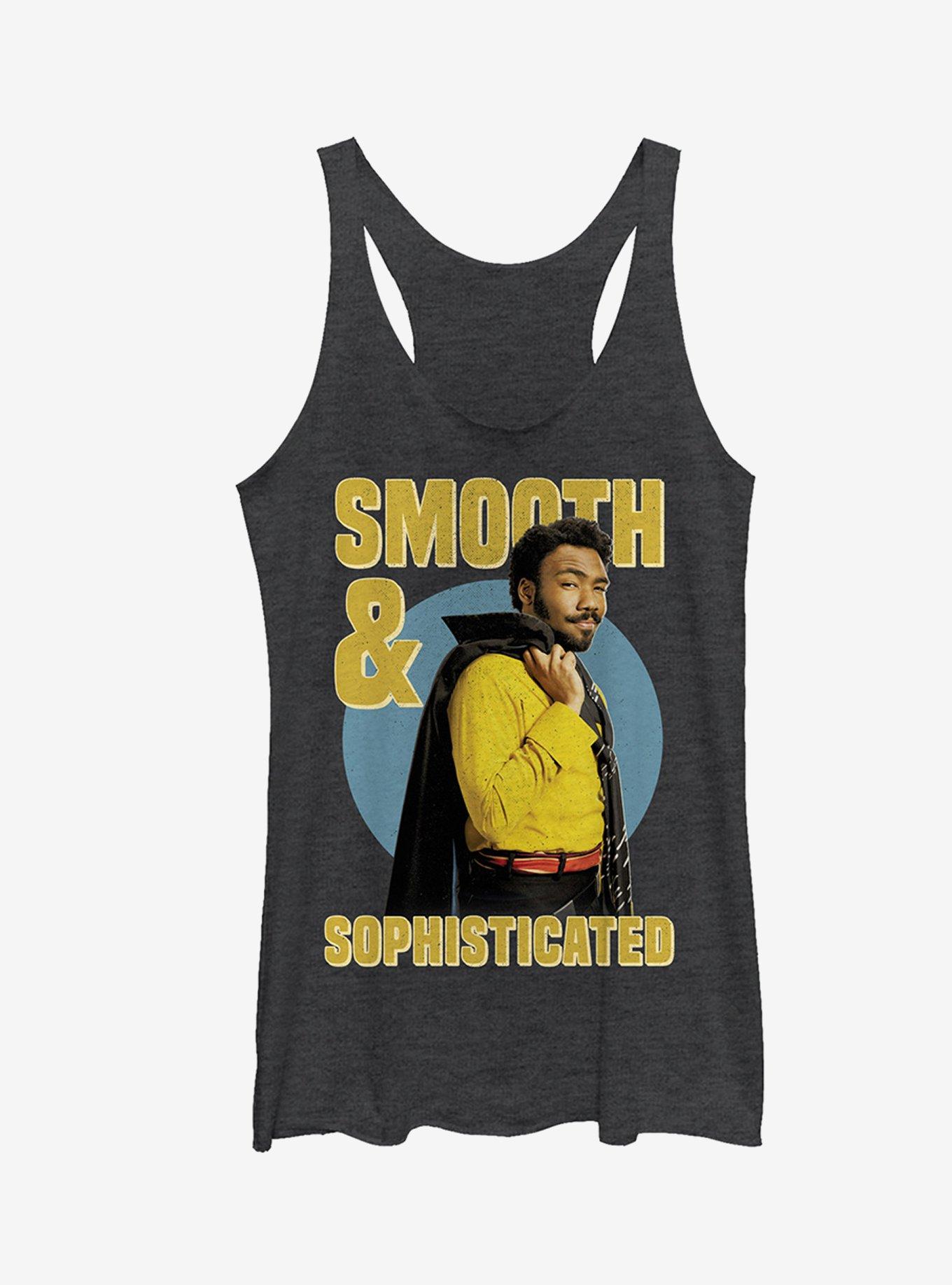 Star Wars Sophisticated Lando Girls Tanks, BLK HTR, hi-res