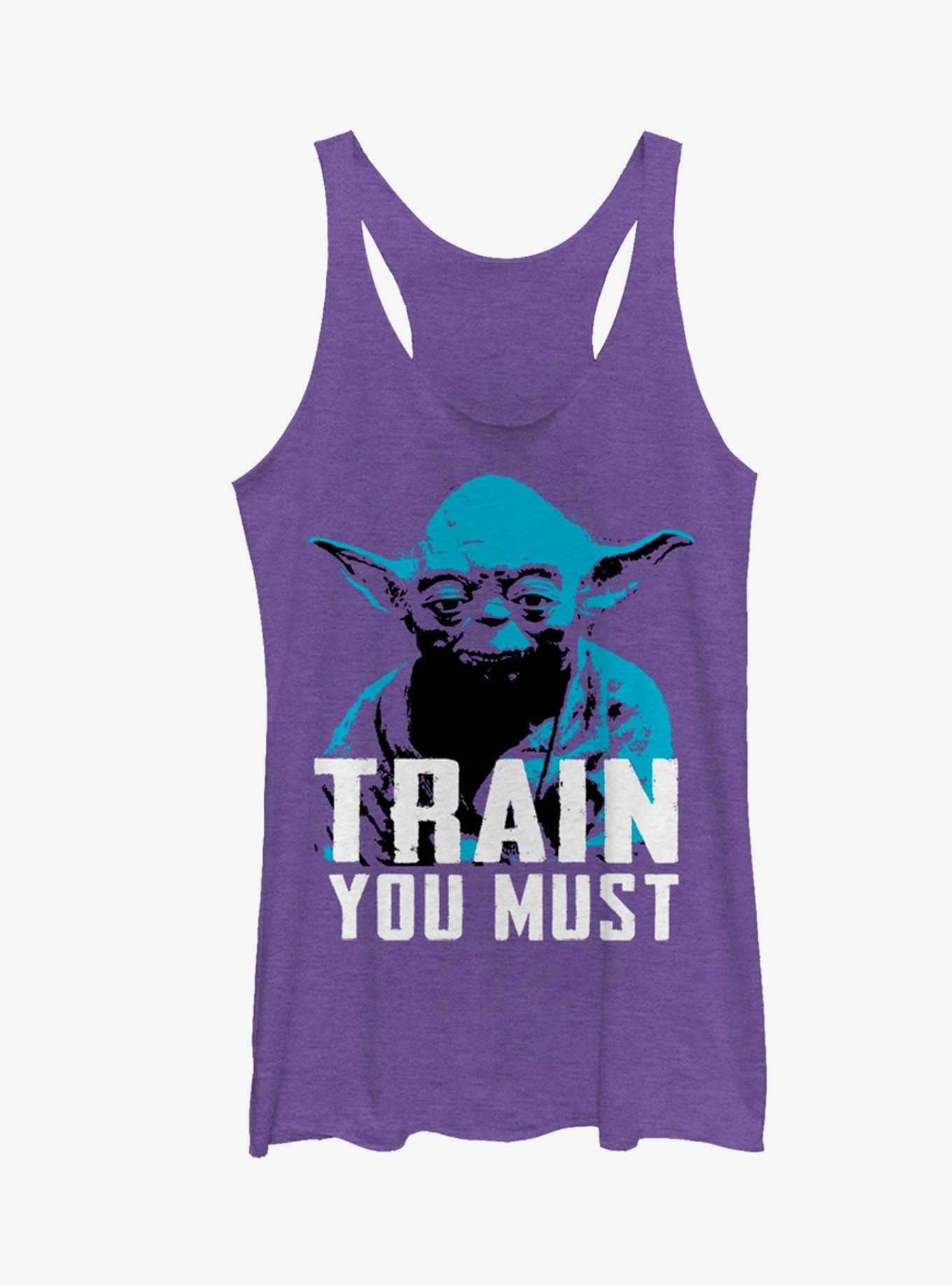 Star Wars Yoda Small You are Train You Must Girls Tanks, , hi-res