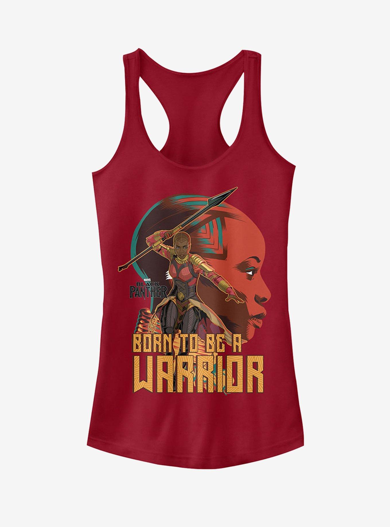 Marvel Black Panther 2018 Okoye Warrior Girls Tanks, SCARLET, hi-res