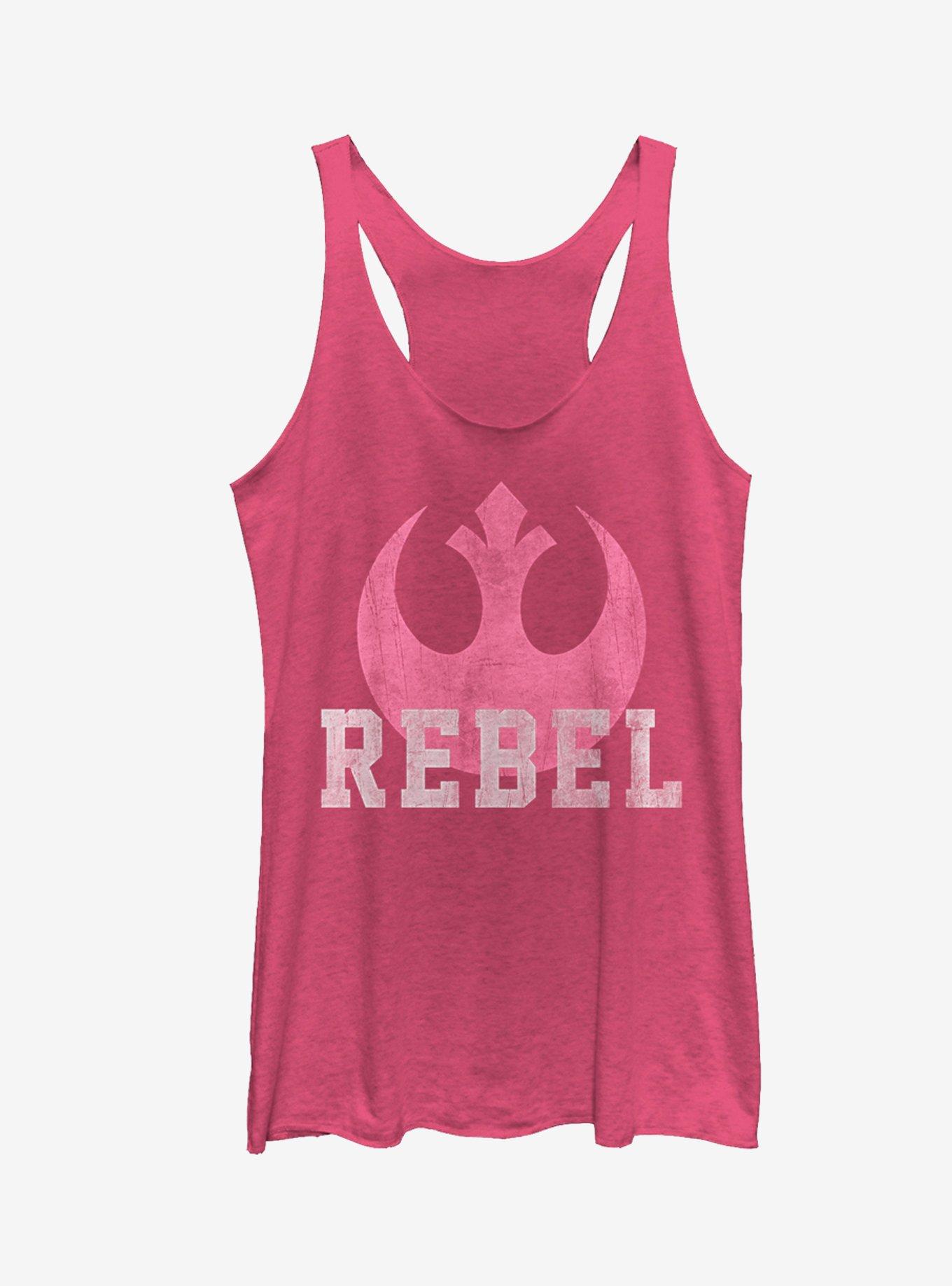 Star Wars Episode VII Rebel Girls Tanks, PINK HTR, hi-res