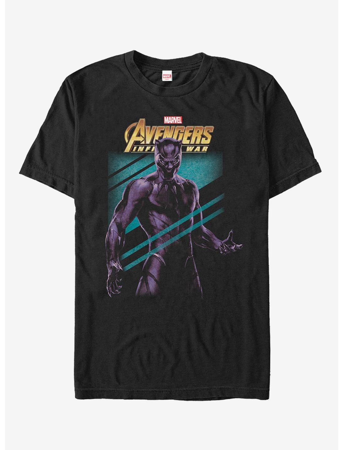 Marvel Avengers: Infinity War Black Panther Streak T-Shirt, BLACK, hi-res