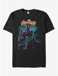 Marvel Avengers: Infinity War Black Panther Streak T-Shirt, BLACK, hi-res