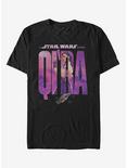 Star Wars Solo A Star Wars Story Qi'ra Name Movie Poster T-Shirt, BLACK, hi-res