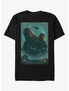Star Wars Ornate Han Chewie Frame T-Shirt, , hi-res