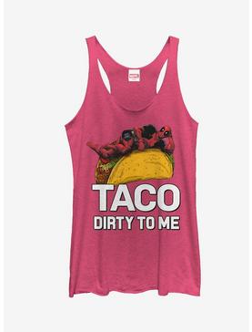 Plus Size Marvel Deadpool Taco Dirty To Me Girls Tank, , hi-res