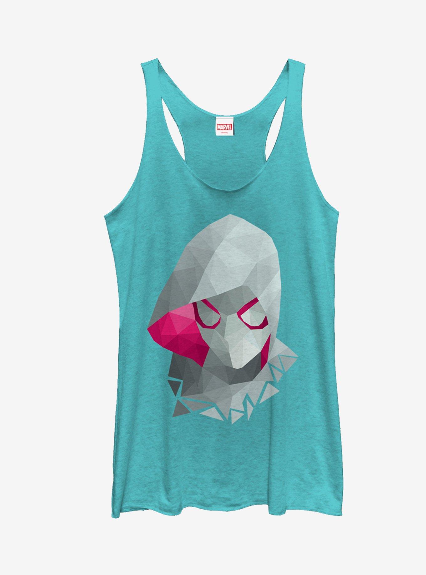 Marvel Spider-Man: Into The Spider-Verse Geometric Ghost-Spider Girls Tank Top