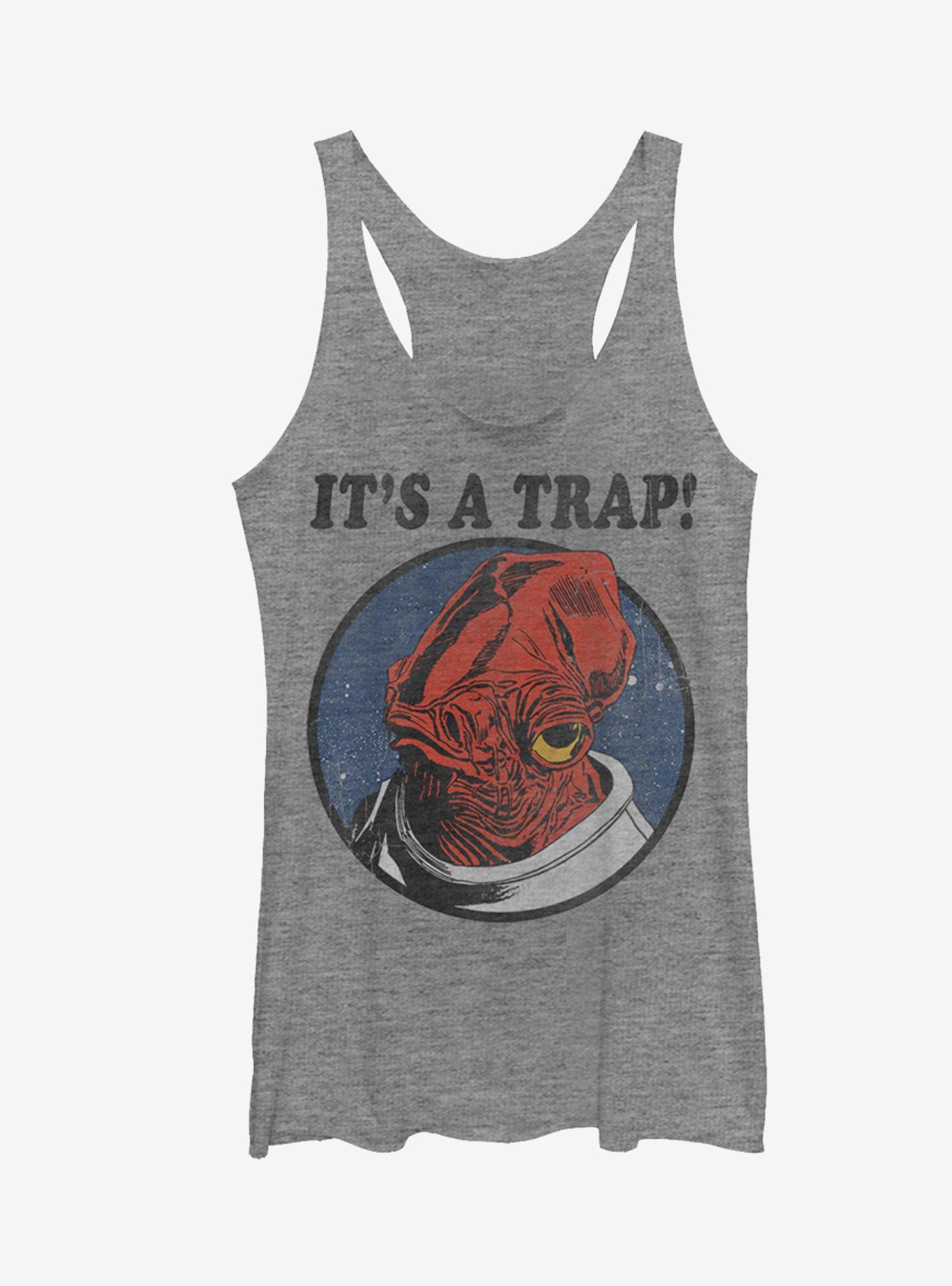 Star Wars It's a Trap Admiral Ackbar Girls Tanks, , hi-res