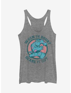 Monsters Inc. Sulley in Doubt Scare it Out Girls Tanks, GRAY HTR, hi-res