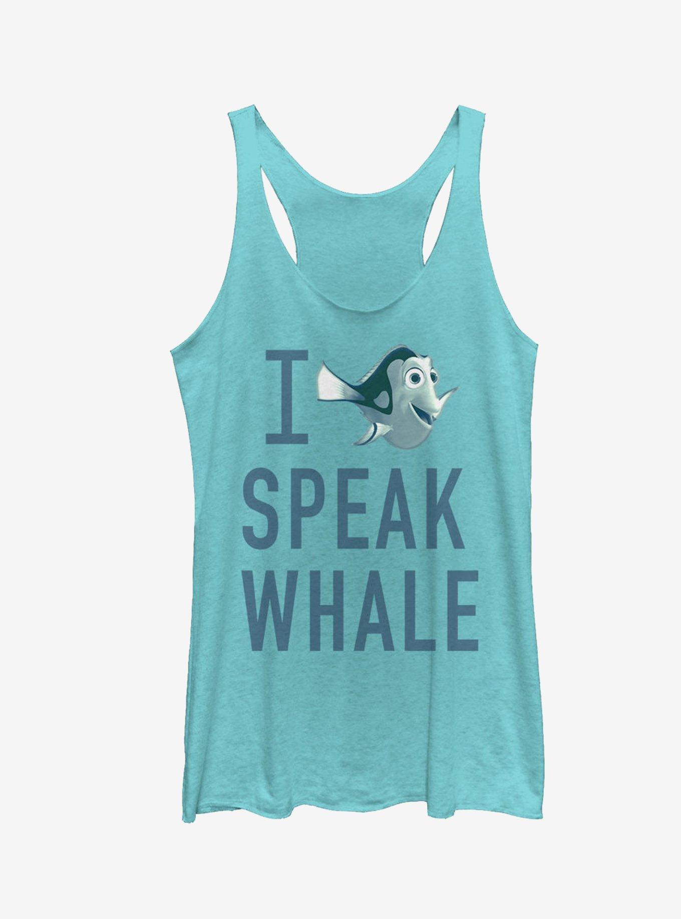 Disney Pixar Finding Dory I Speak Whale Girls Tank, TAHI BLUE, hi-res