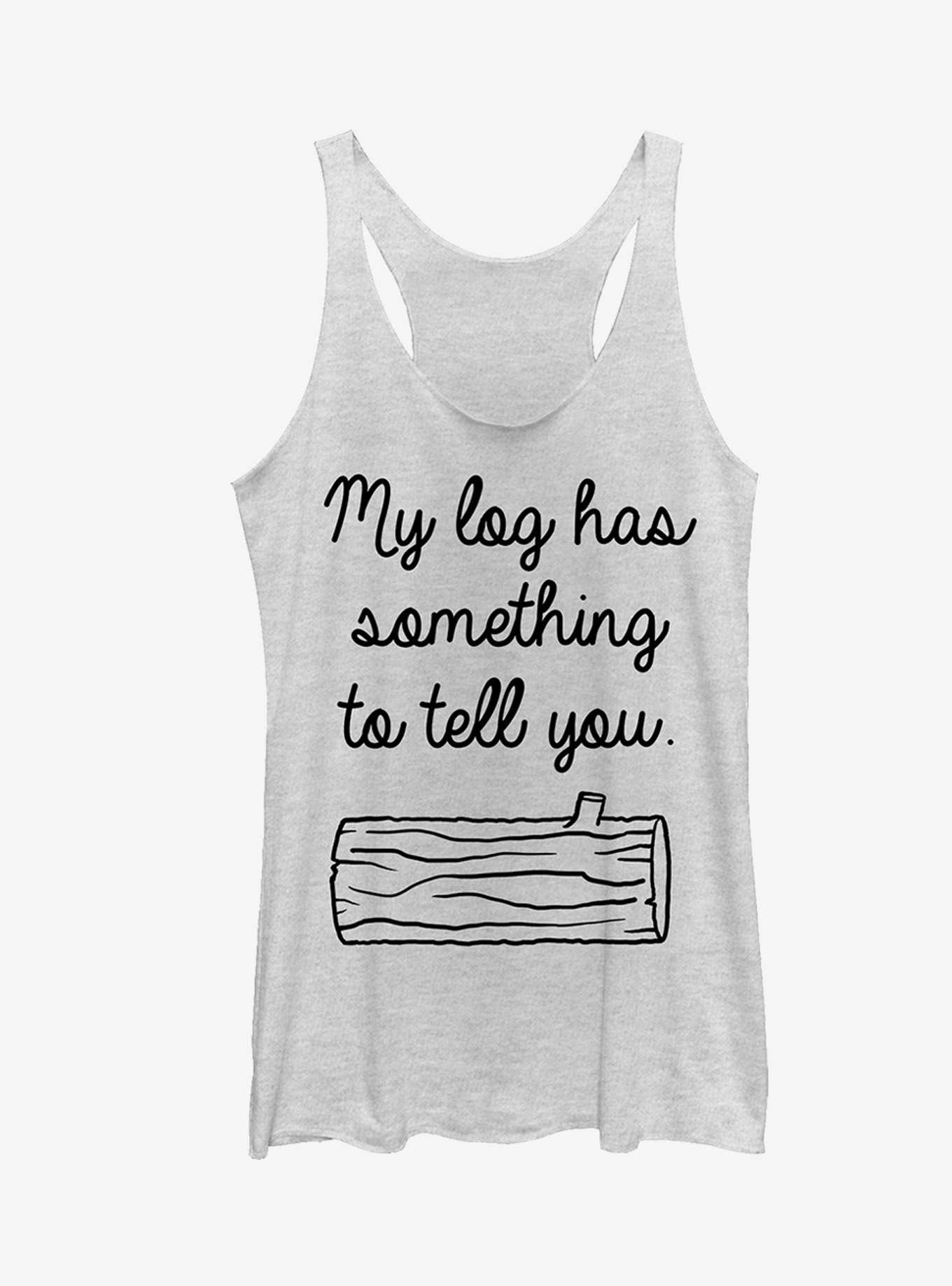 Twin Peaks Log Has Secrets Girls Tanks - WHITE Hot Topic