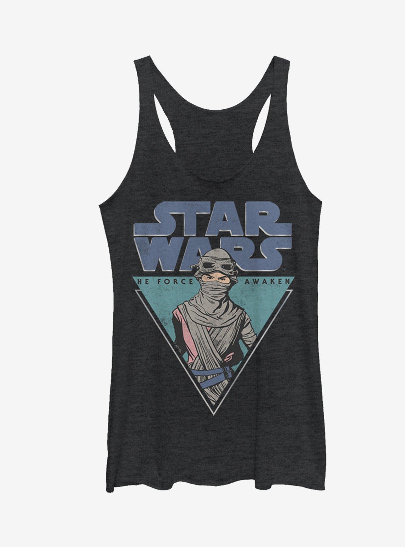 Star Wars Rey Triangle Girls Tanks - BLACK | Hot Topic