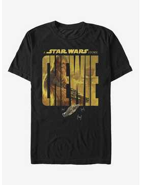 Star Wars Solo A Star Wars Story Chewie Name Movie Poster T-Shirt, , hi-res