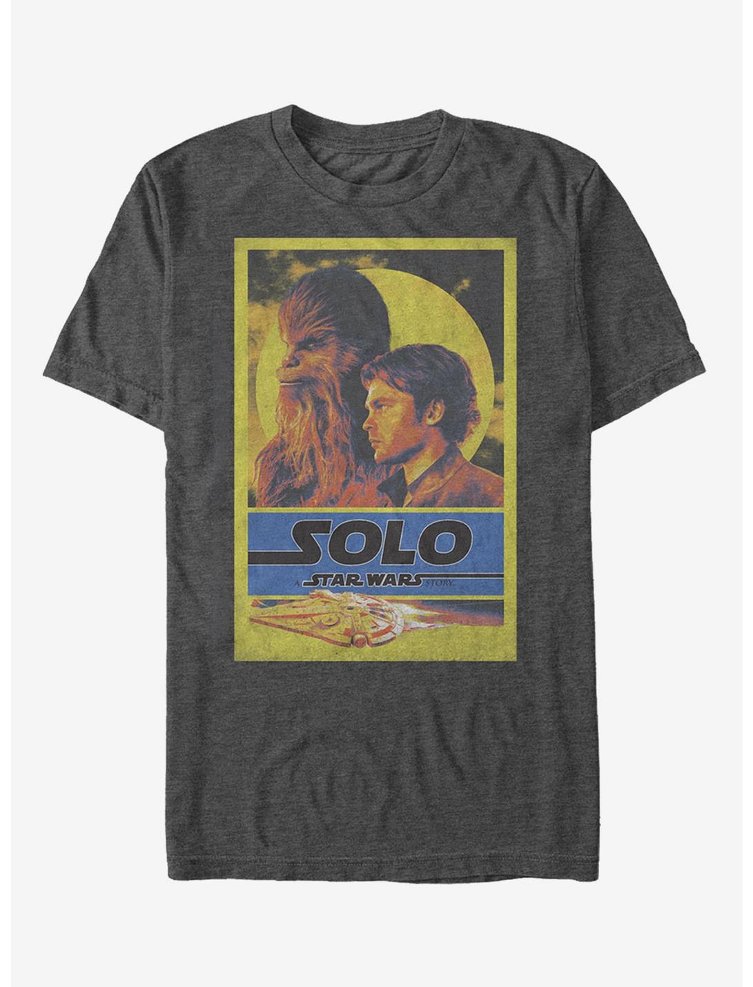 Star Wars Light Vintage Partner Frame T-Shirt, CHAR HTR, hi-res