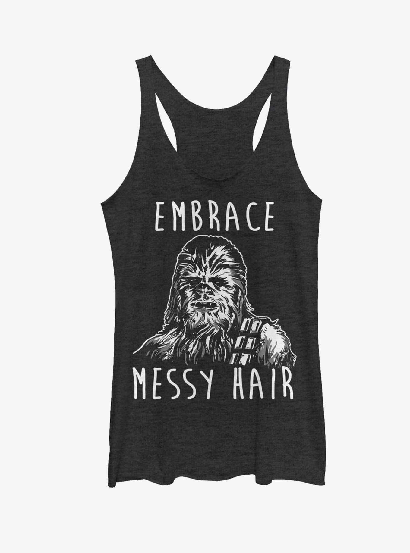 Star Wars Chewbacca Embrace Messy Hair Girls Tanks, , hi-res