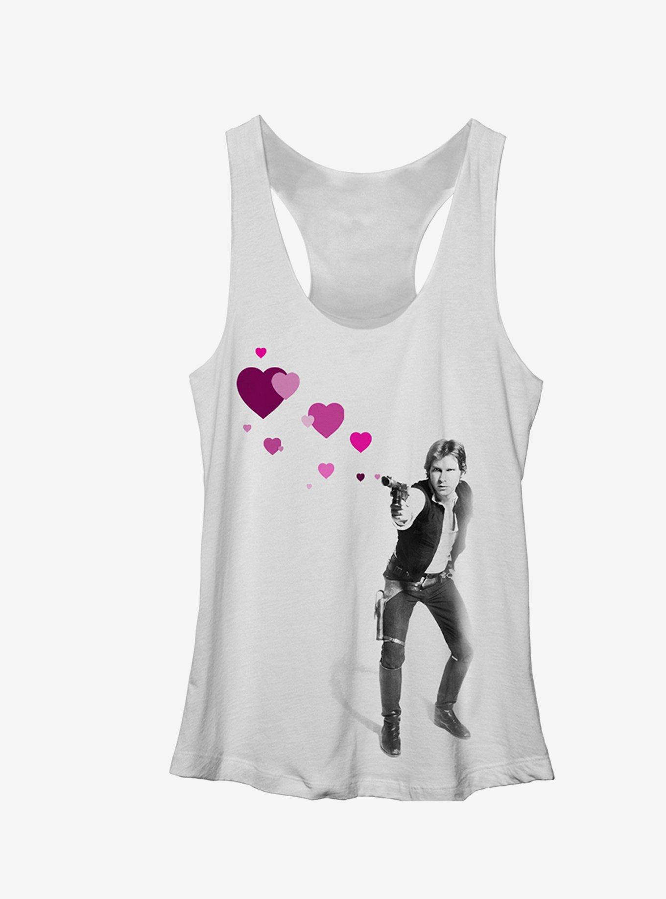 Star Wars Han Shot Hearts Girls Tanks, WHITE HTR, hi-res